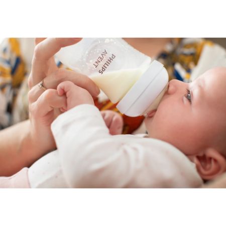 Tetina Philips Avent Natural Response, 1 luna+, debit 3, 2 bucati, SCY963/02, Philips 723655