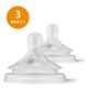 Tetina Philips Avent Natural Response, 1 luna+, debit 3, 2 bucati, SCY963/02, Philips 723651