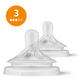 Tetina Philips Avent Natural Response, 1 luna+, debit 3, 2 bucati, SCY963/02, Philips 723651