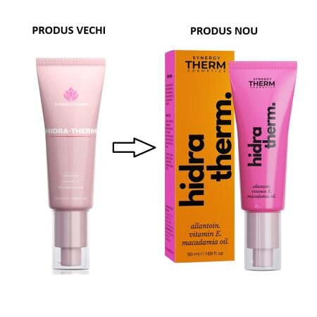 Crema pentru fata si decolteu Hidra Therm, 50 ml, Synergy Therm 671822