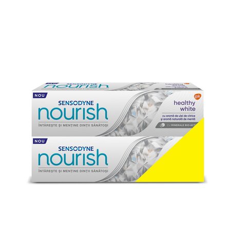 Pachet pasta de dinti Nourish Healthy White