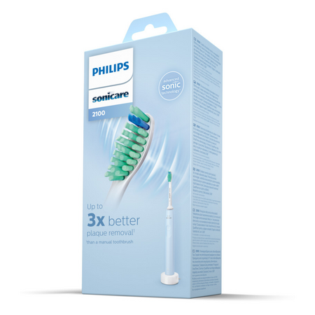 Periuta de dinti sonica electrica Philips Sonicare 2100, albastru, HX3651/12, Philips 630585