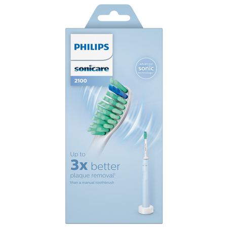 Periuta de dinti sonica electrica Philips Sonicare 2100, albastru, HX3651/12, Philips 630586