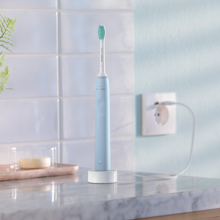 Periuta de dinti sonica electrica Philips Sonicare 2100, albastru, HX3651/12, Philips 630583