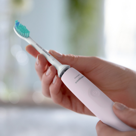 Periuta de dinti sonica electrica Philips Sonicare 2100, Roz, HX3651/11, Philips 630602