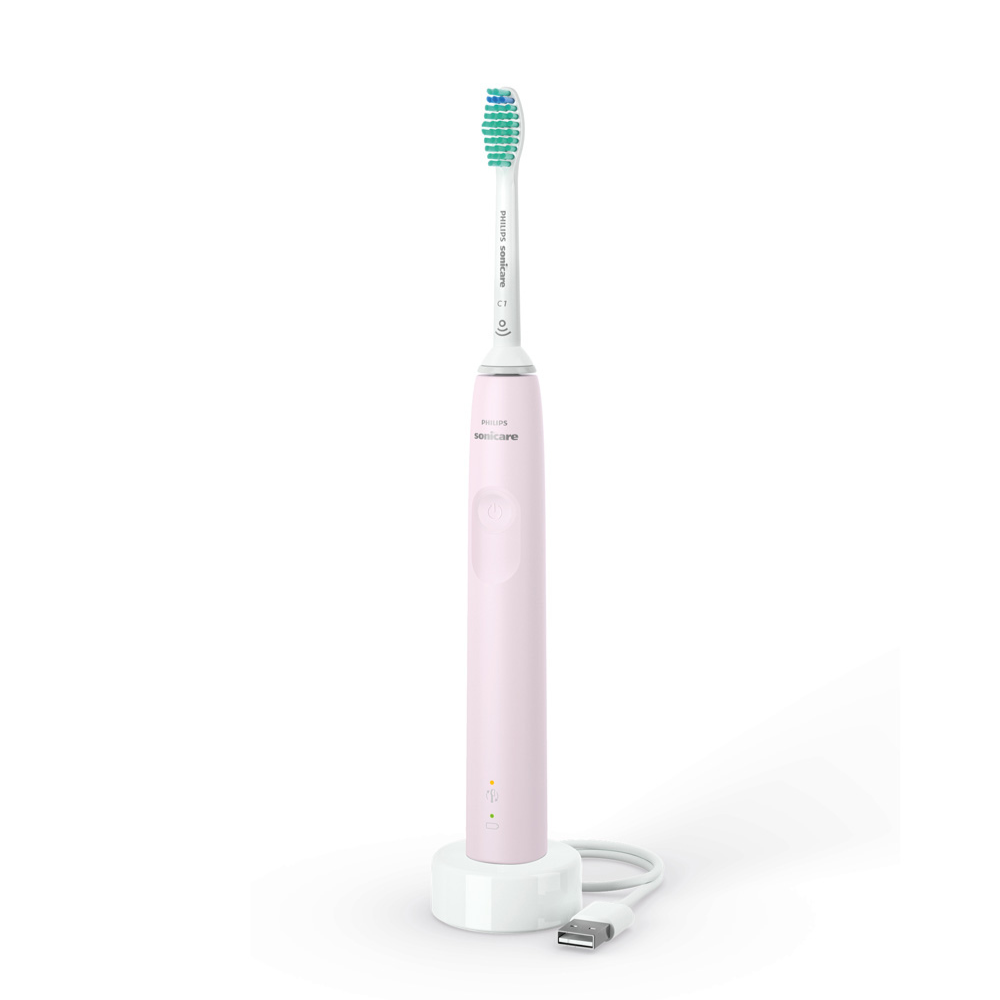 Periuta de dinti sonica electrica Philips Sonicare 2100, roz, HX3651/11, Philips