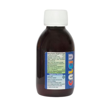 Sirop Calciu Natural, 150 ml, Natural Pharmaceuticals 681153