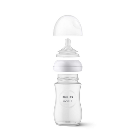 Tetina Philips Avent Natural Resonse, 3 luni+, debit 4, 2 bucati, SCY964/02, Philips 549663