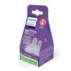 Tetina Philips Avent Natural Response, 6 luni+, debit 6, pentru lichide dense, 2 bucati, SCY966/02, Philips 723643