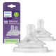 Tetina Philips Avent Natural Response, 0 luni+, debit 2, 2 bucati,  SCY962/02, Philips 723674