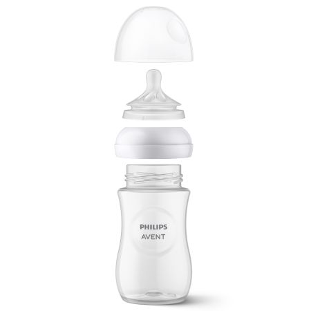 Tetina Philips Avent Natural Response, 6 luni+, debit 5, 2 bucati, SCY965/02, Philips 723593