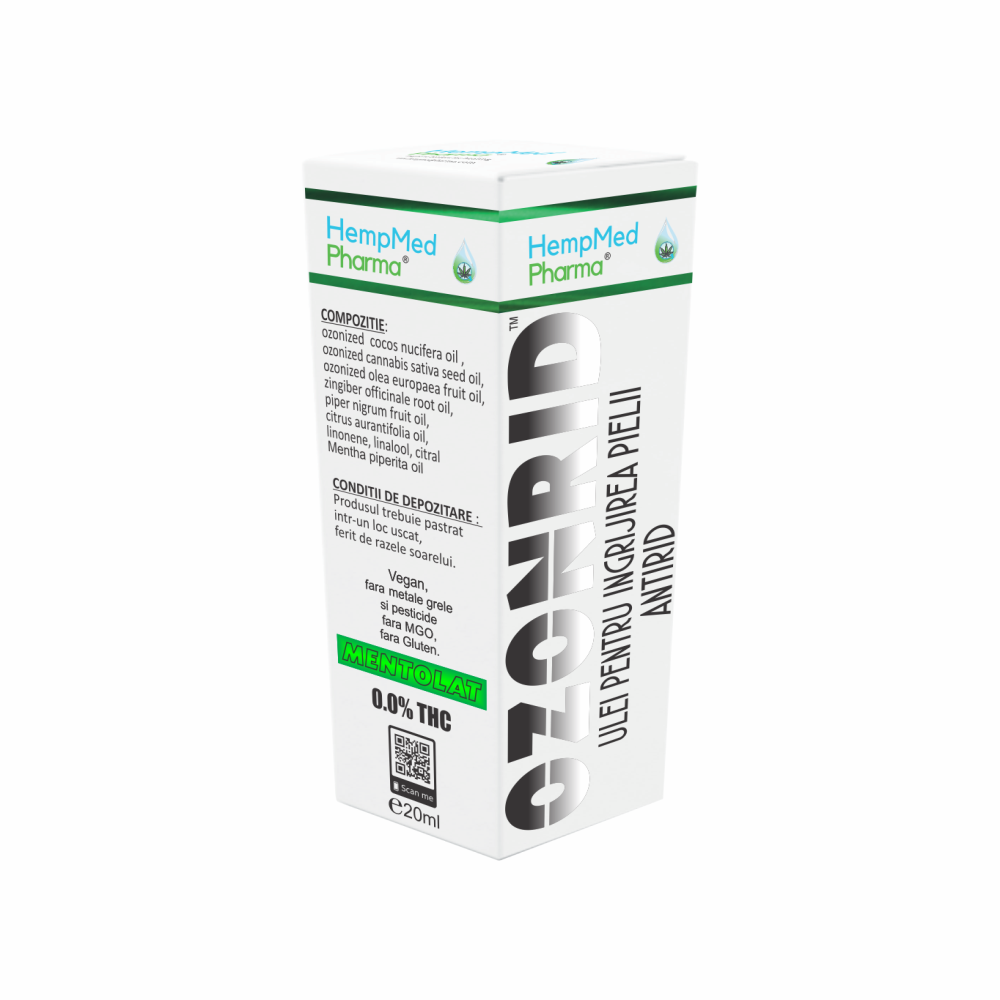 Ulei ozonat Ozonrid, 20 ml, Hempmed Pharma