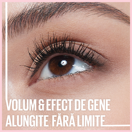 Mascara pentru volum si alungire Lash Sensational Sky High, Black, 7.2 ml, Maybelline 549872