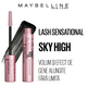 Mascara pentru volum si alungire Lash Sensational Sky High, Black, 7.2 ml, Maybelline 549876