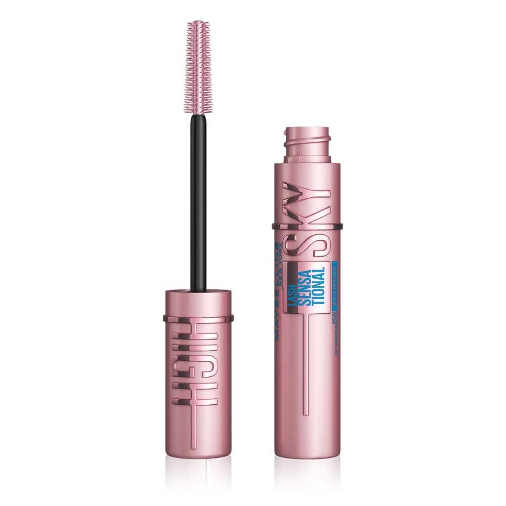 Mascara pentru volum si alungire Lash Sensational Sky High, Waterproof, 6 ml, Maybelline