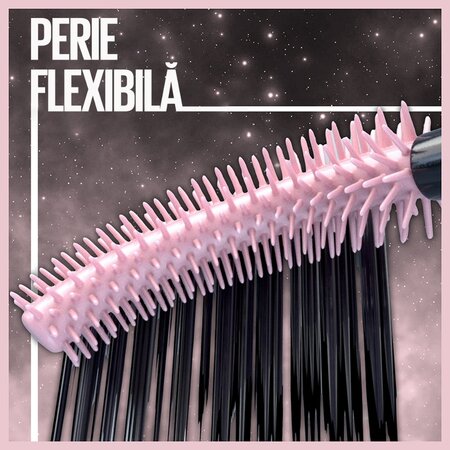 Mascara pentru volum si alungire Lash Sensational Sky High, Cosmic Black, 7.2 ml, Maybelline 549886