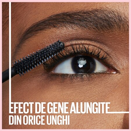 Mascara pentru volum si alungire Lash Sensational Sky High, Cosmic Black, 7.2 ml, Maybelline 549887