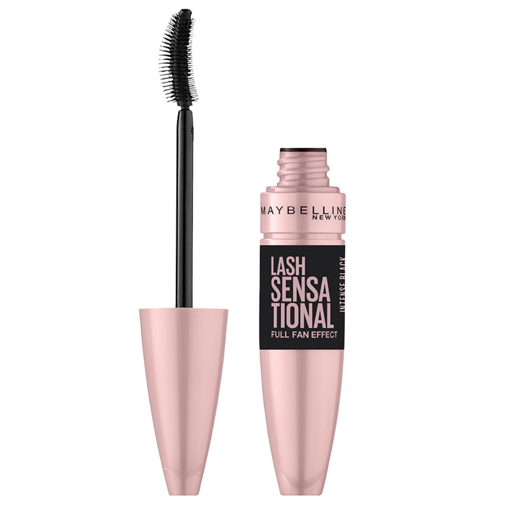 Mascara pentru volum si gene definite Lash Sensational, Intense Black, 9.5 ml, Maybelline