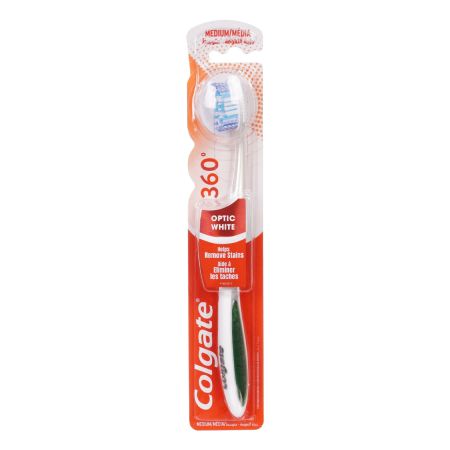 Periuta de dinti 360 Optic White Medium, Colgate