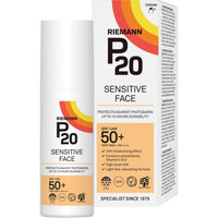 Crema cu protectie solara SPF 50+ pentru fata Sensitive, 50 ml, Riemann P20