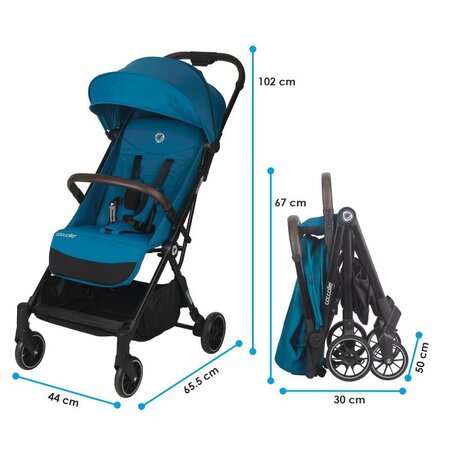 Carucior sport autofold Melia, Deep Turquoise, Coccolle 550025