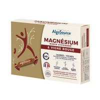 Magneziu marin hyposodic si vita de vie rosie, 20 fiole, AlgoSource