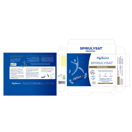 Spirulysat original, 20 fiole, Algosource 758637