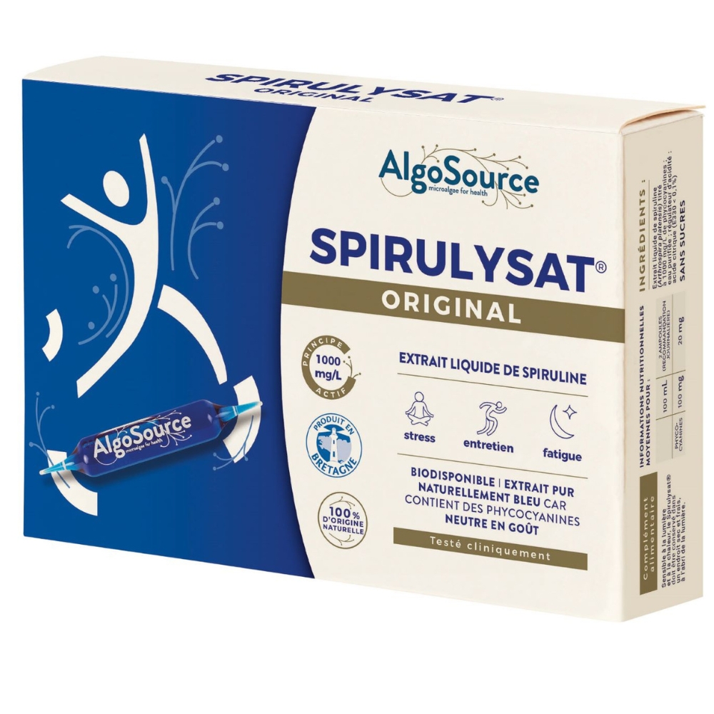 Spirulysat original, 20 fiole, Algosource