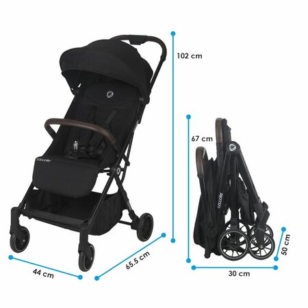 Carucior sport autofold Melia, Diamond Black, Coccolle 550059