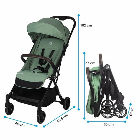 Carucior sport autofold Melia, Mistletoe Green, Coccolle 550069