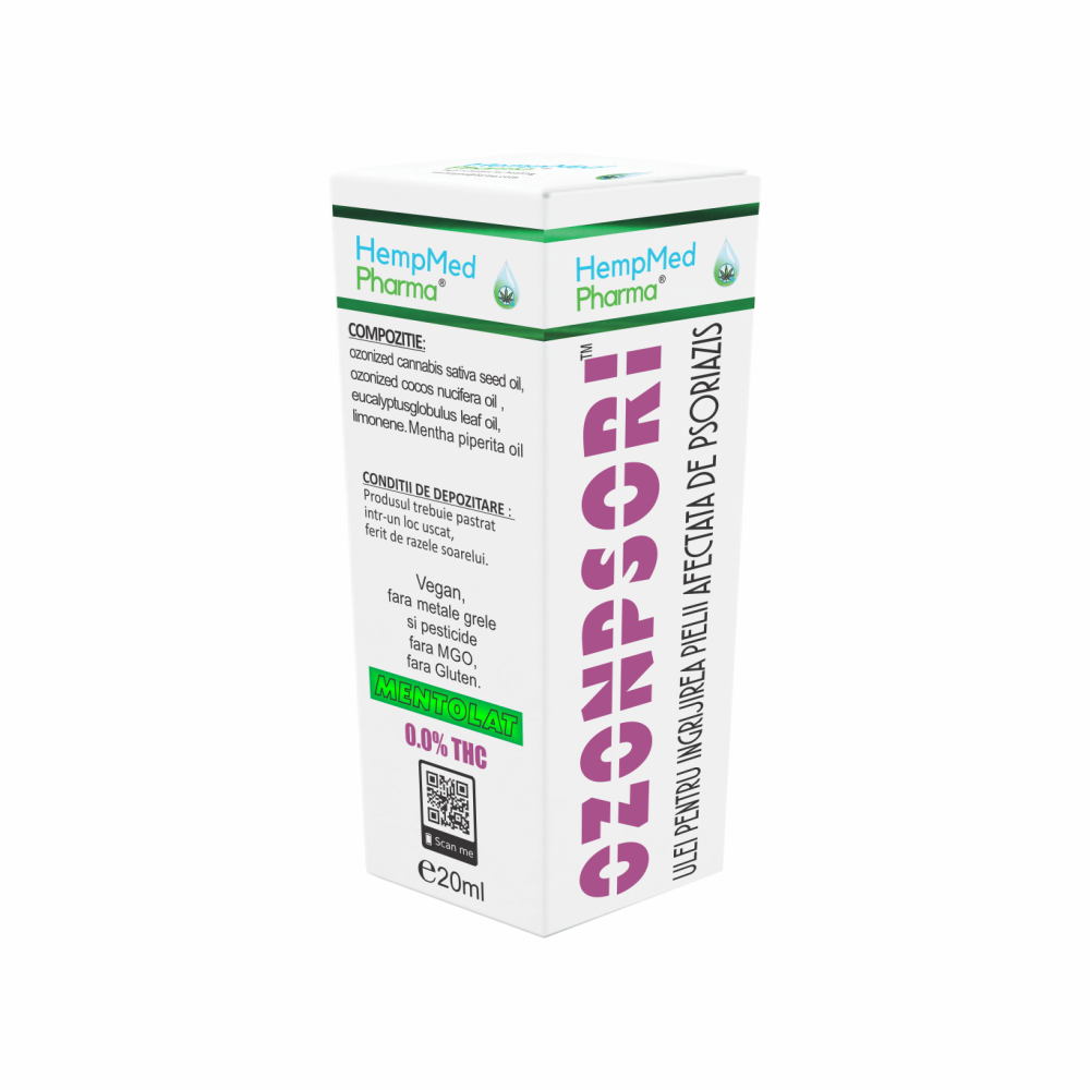 Ulei ozonat Ozonpsori, 20 ml, Hempmed Pharma