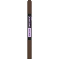 Creion pentru sprancene Express Brow Satin Duo, Dark Brown, 04, 2 g, Maybelline