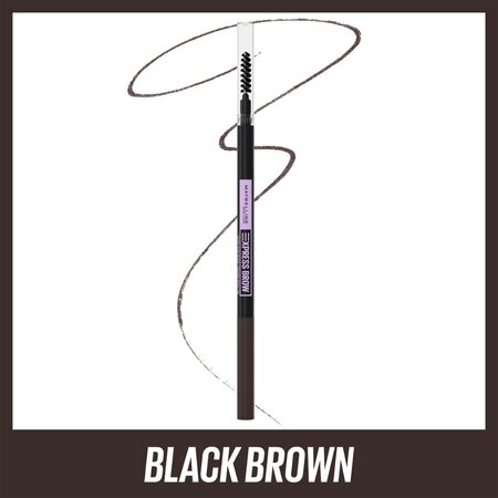 Creion pentru definirea sprancenelor Express Brow Ultra Slim, Black Brown, 06, Maybelline 550193