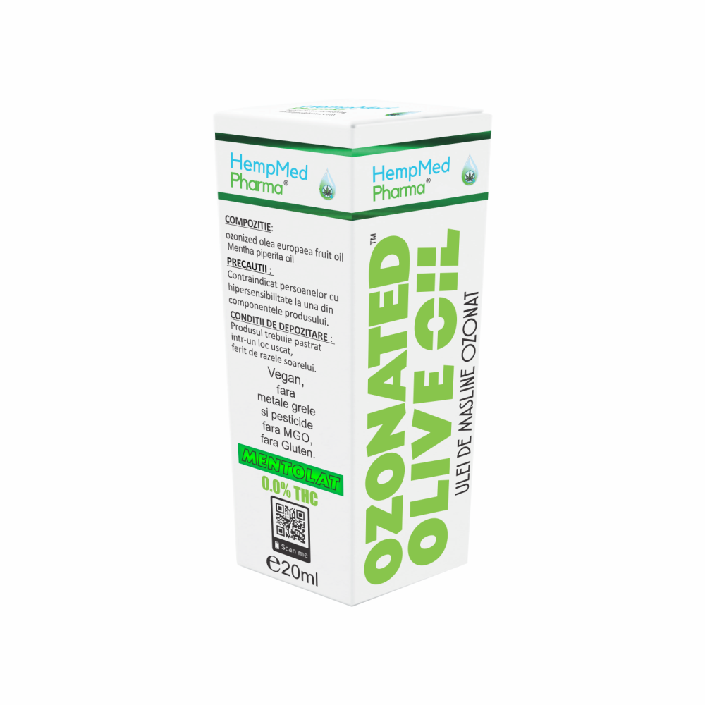 Ulei ozonat din masline, 20 ml, Hempmed Pharma