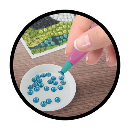 Set de creatie Glitters Panda, + 7 ani, Buki 550183