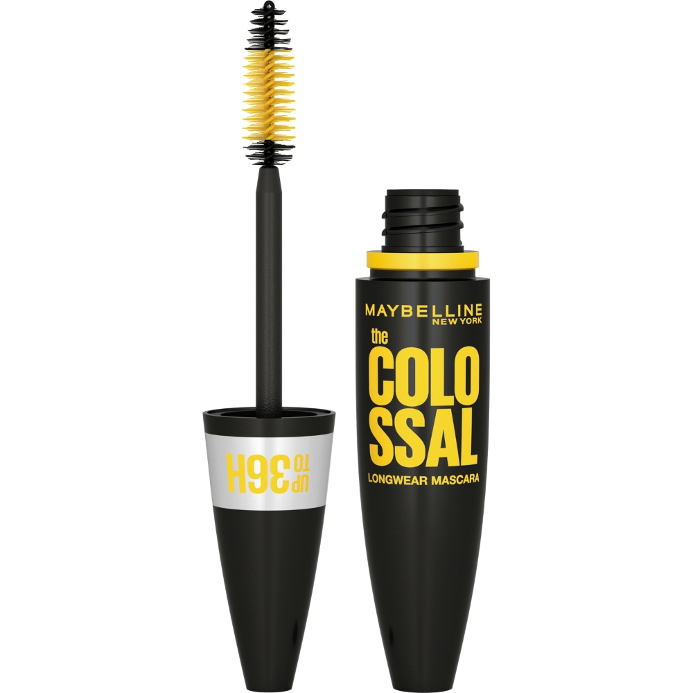 Mascara pentru volum The Colossal 36h, Waterproof, 10.7 ml, Maybelline