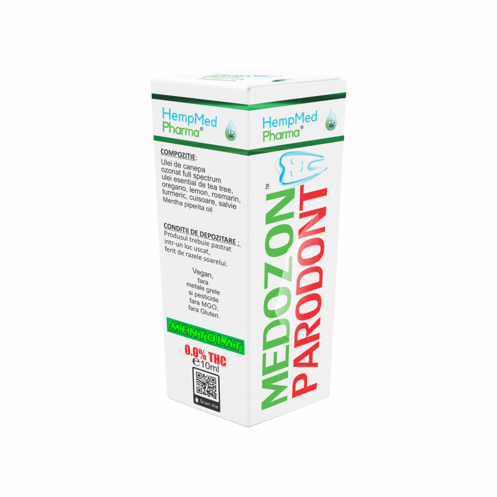 Ulei ozonat Medozon Parodont, 10 ml, Hempmed Pharma