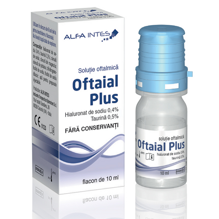 Solutie oftalmica Oftaial Plus