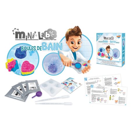 Mini laboratorul Bile de baie, + 8 ani, Buki 601482