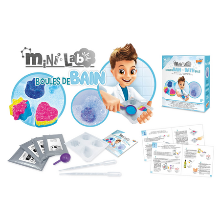 Mini laboratorul Bile de baie, + 8 ani, Buki 601482