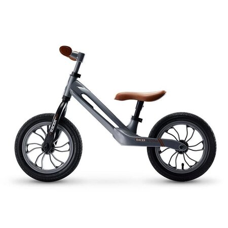 Bicicleta Balance Bike Racer, Gri, + 3 ani, Qplay 550414