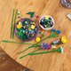 Buchet cu flori de camp Lego Icons, +18 ani, 939 de piese, Lego 550460