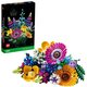 Buchet cu flori de camp Lego Icons, +18 ani, 939 de piese, Lego 550461