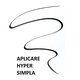 Tus lichid cu aplicator pensula Hyper Easy, 0.6g, Black, Maybelline 550473