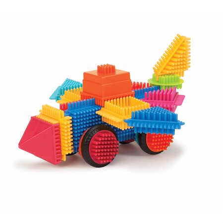 Set 80 de cuburi de construit Albastru, +2 ani, Bristle Blocks 550716