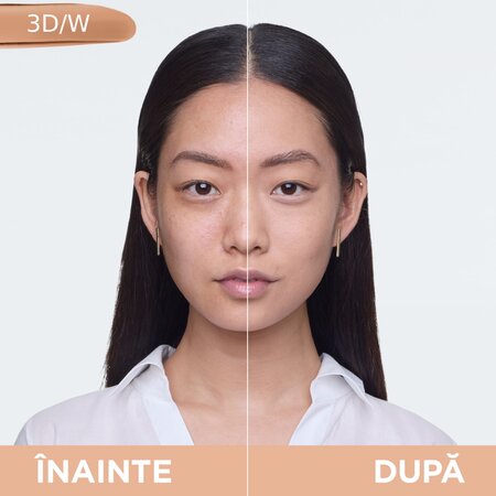 Fond de ten infuzat cu Acid Hialuronic True Match, Nuanta 3D3W, 30 ml, Loreal Paris 551237