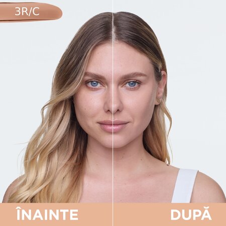Fond de ten infuzat cu Acid Hialuronic True Match, Nuanta 3R3C, 30 ml, Loreal Paris 551258