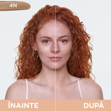 Fond de ten infuzat cu Acid Hialuronic True Match, Nuanta 4N, 30 ml, Loreal Paris 551281