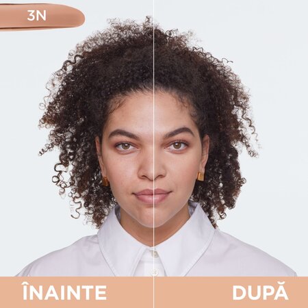Fond de ten infuzat cu Acid Hialuronic True Match, Nuanta 3N, 30 ml, Loreal Paris 551313