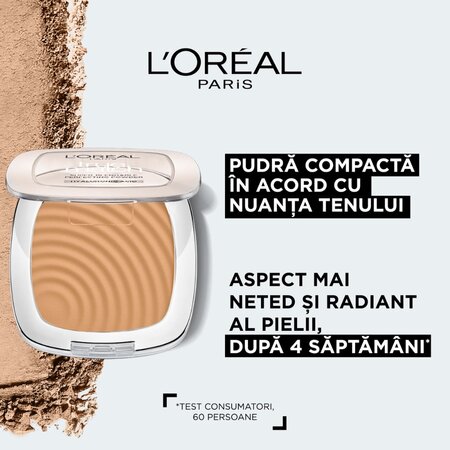 Pudra compacta True Match, 4N Beige, 9 g, Loreal Paris 551326